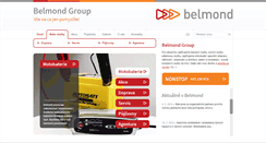 Desktop Screenshot of belmond.cz