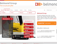Tablet Screenshot of belmond.cz