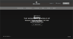 Desktop Screenshot of belmond.com